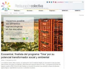 Proveedores de comida ecológica escuelas